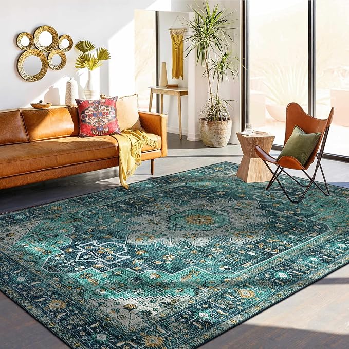 Moynesa Ultra-Thin Washable 10x14 Area Rugs by Moynesa