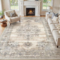 Washable 8x10 Area Rug for Living Room & Dining Room by JessibouAreaRug