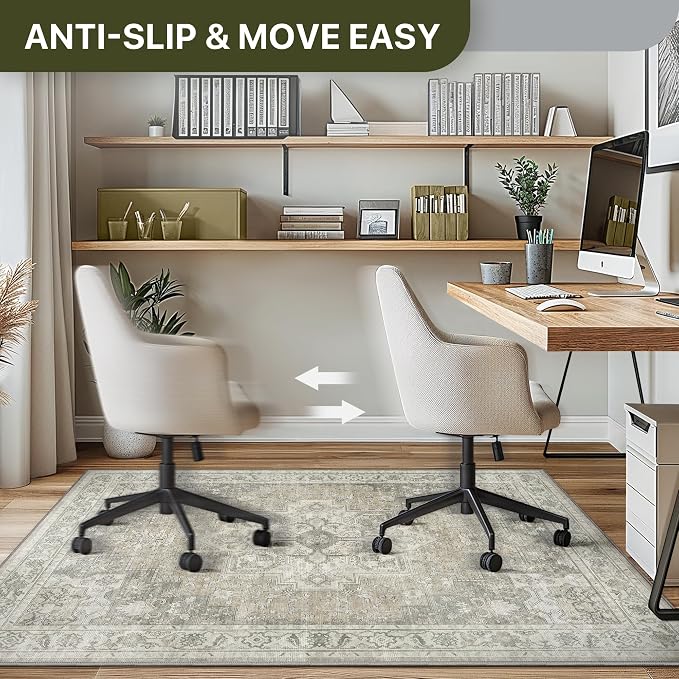 48"x60" Office Chair Mat for Hardwood Tile Floor, Under Desk Carpet Protector - Image 5