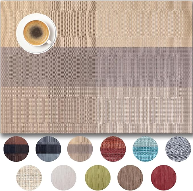 Placemats Set of 12 by Unknown
