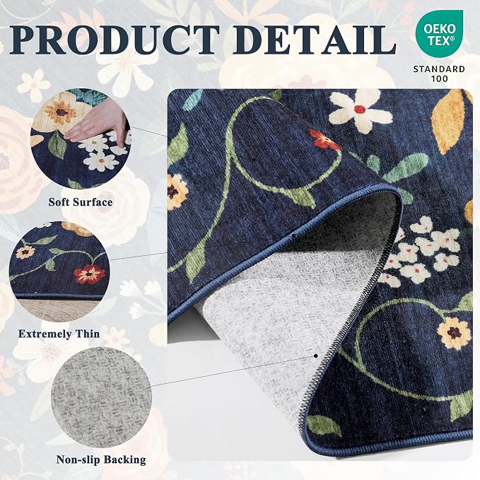 DUKINO Runner Rug, 2.6x8 Kitchen Rug - Image 5