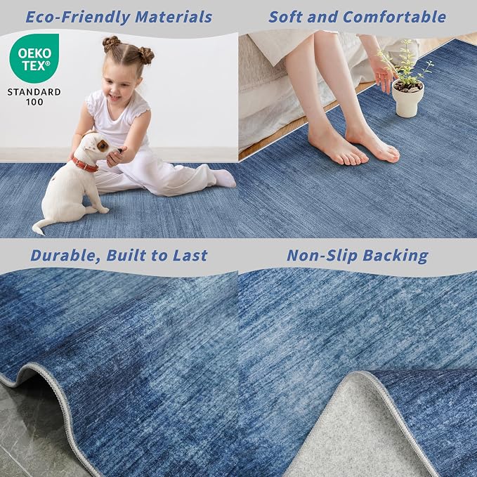 3x10 ft Long Hallway Runner Rug – Non-Slip Washable Kitchen Floor Rug - Image 5