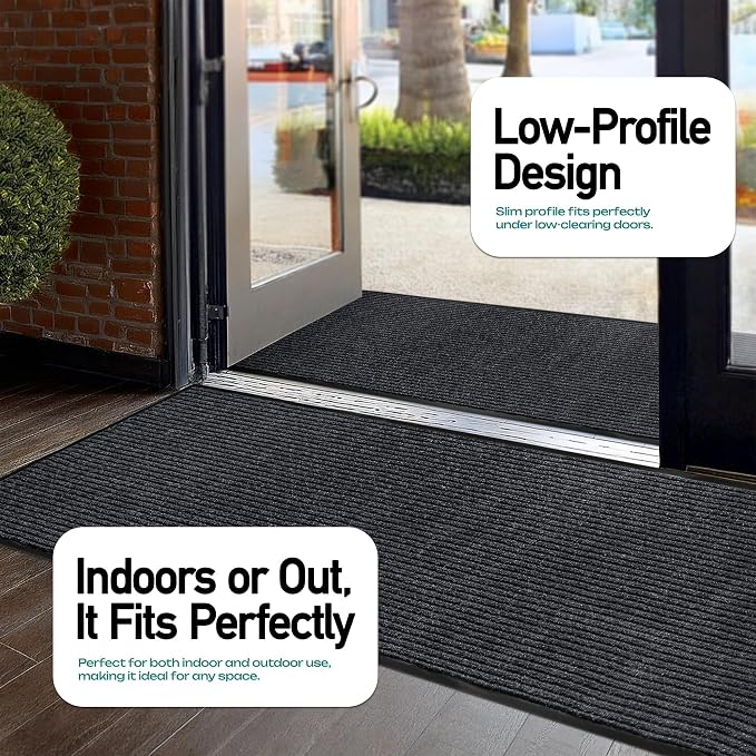 MaxMat® Extra Large Commercial Door Mat, Rubber Border Heavy Duty Door Mat - Image 3