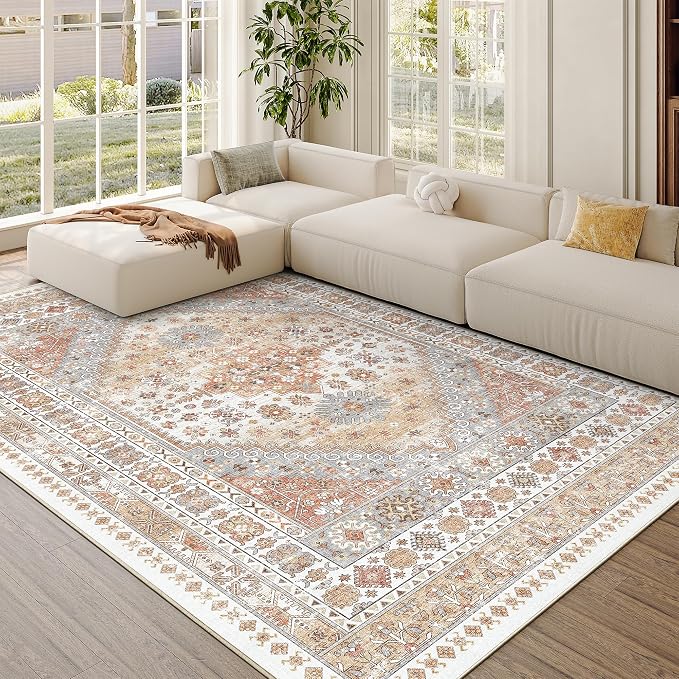 zesthome 7x9 Area Rug, Super Soft Washable Rugs - Image 4