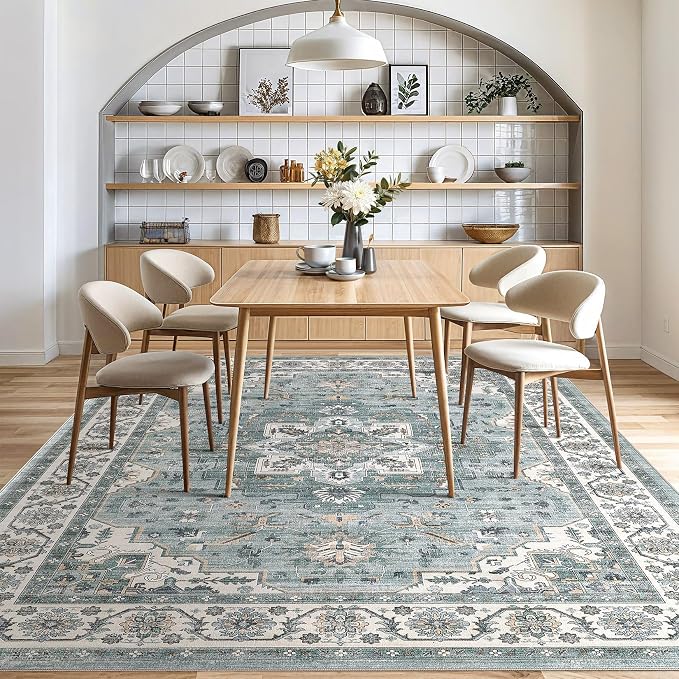 Vintage Living Room Area Rug 5x8 - Image 7