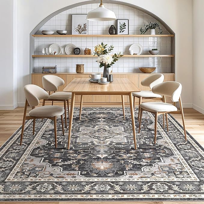 Vintage Living Room Area Rug 9x12 - Image 7
