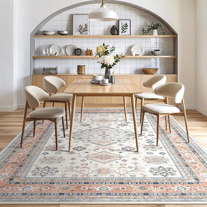 Vintage Living Room Area Rug 9x12 - Image 7