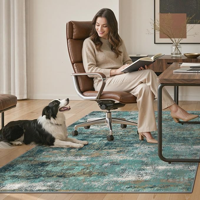 36"x60" Office Chair Mat for Hardwood Tile Floor, Under Desk Carpet Protector - Image 7