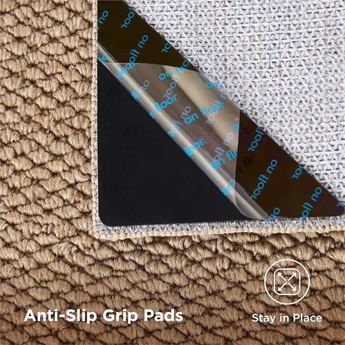Bedsure 9x12 Faux Wool Area Rugs - Image 3