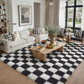 PureCozy Checkered Rug 6x9 for Living Room by PureCozy