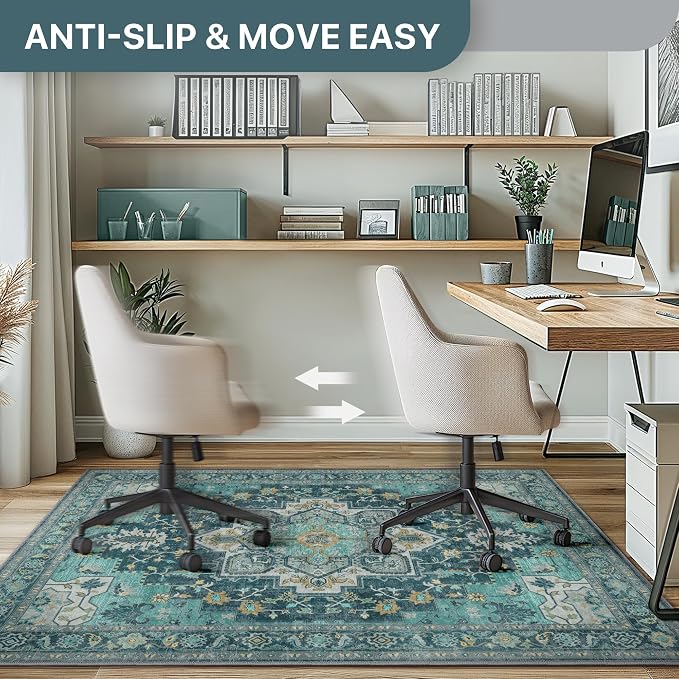 36"x48" Office Chair Mat for Hardwood Tile Floor, Under Desk Carpet Protector - Image 5