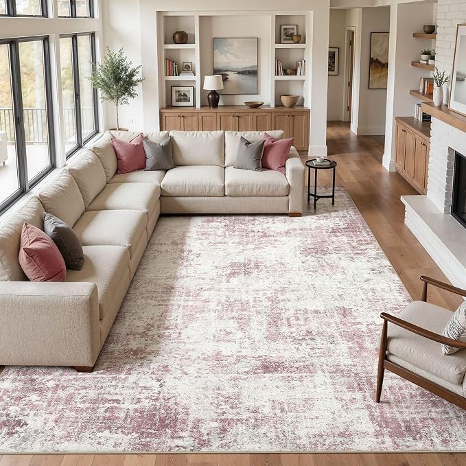 Washable 8x10 Area Rug for Living Room - Image 5