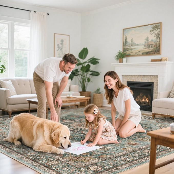 TOPRUUG Washable Oriental Area Rug - Image 2