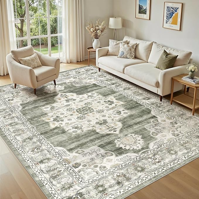 9x12 Washable Area Rug - Image 8