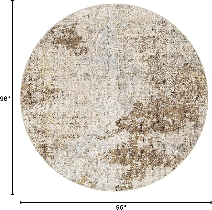 8ft Round Area Rug Living Room Rugs - Image 2