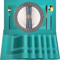 PIGCHCY Placemats Washable Woven Vinyl Placemats by PIGCHCY