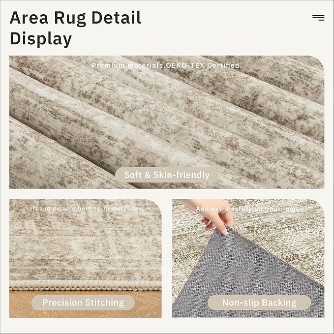 Soalmost 3x4 Rug, Small Area Rug - Image 6