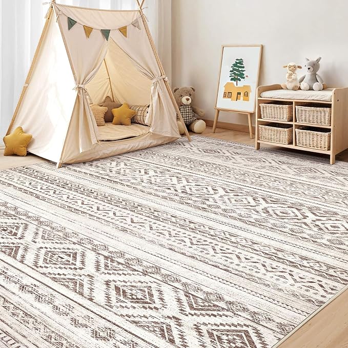 cotiled 10x14 Area Rugs Living Room Rug: Washable Boho Rugs - Image 6