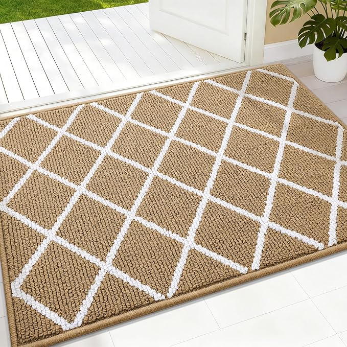 Finchitty Indoor Door Mat, Dirt Resistant and Absorbent, Low-Profile, Washable by Finchitty