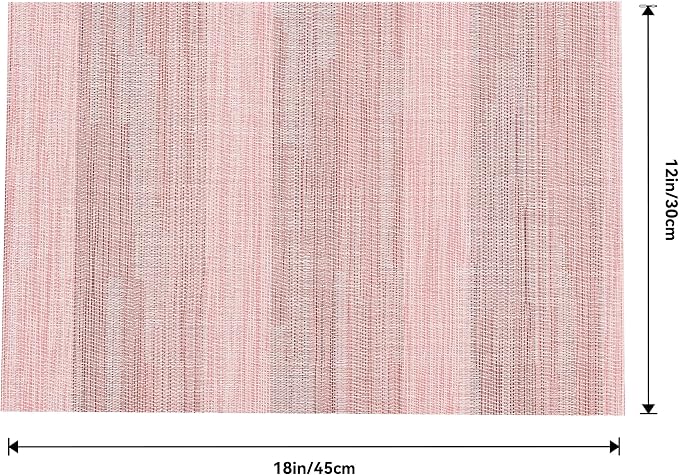 Leetaltree Misty Rose Placemats Set of 4 - Image 9