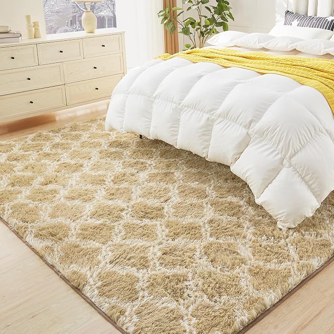 Litanika 8x10 Geometric Shag Area Rug - Image 3