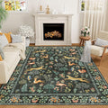 DUKINO 9x12 Rug, Washable Animal Living Room Rug by DUKINO