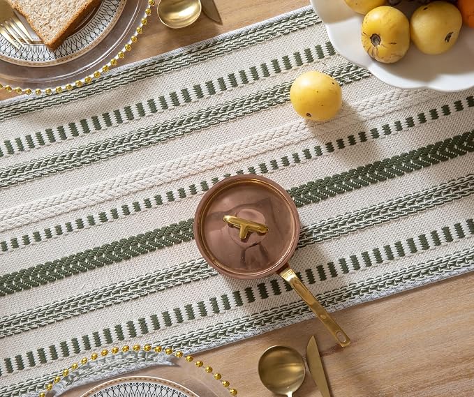 Caflife Boho Table Runner 72 Inchs Long, Dining Room Home Decor - Image 4