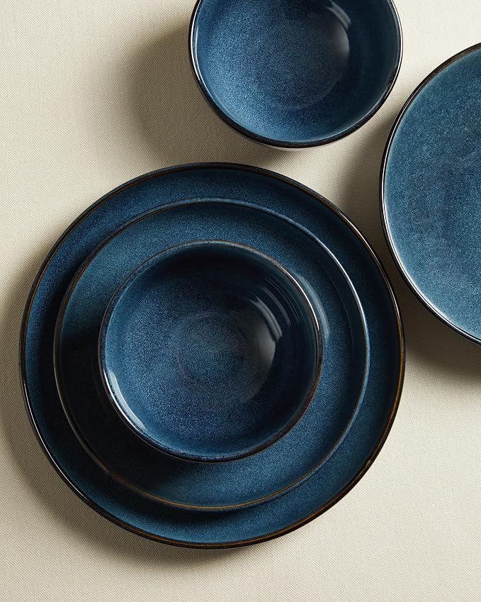 24 Piece Double Bowl Dinnerware Sets - Image 3