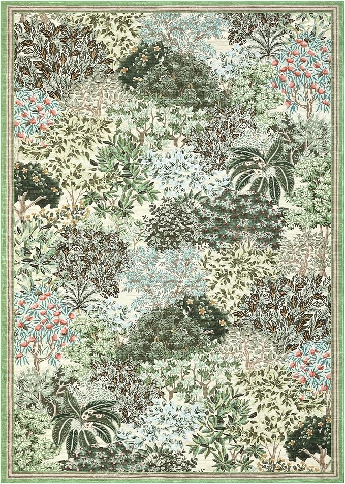 GarveeHome Forest Rug 9x12 Washable Area Rugs - Image 4