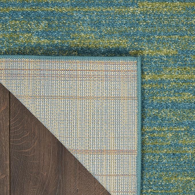 Nourison Home Nourison Essentials Blue Green 8' x 10' Area Rug - Image 5