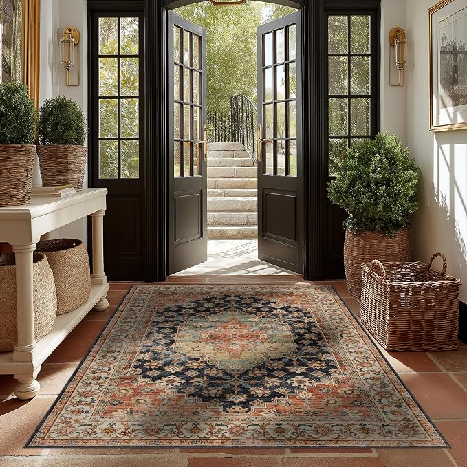 Ruaruarug Washable Area Rug 5x7 - Image 3