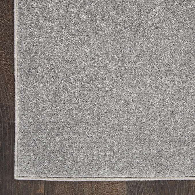 Nourison Home Nourison Essentials Silver Grey 2'2" x 18' Area Rug - Image 4