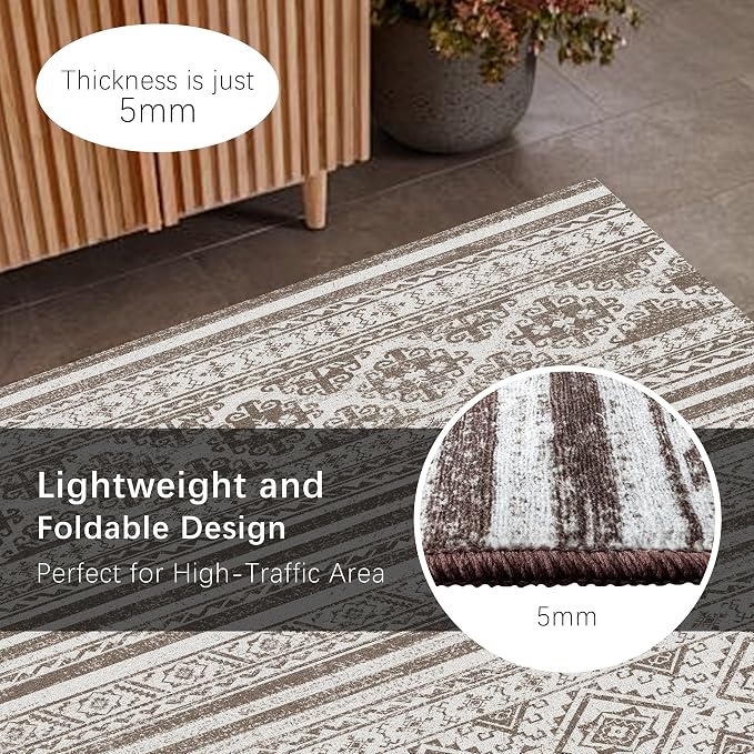 RUGSURE Washable Area Rugs 5' x 7' - Image 6