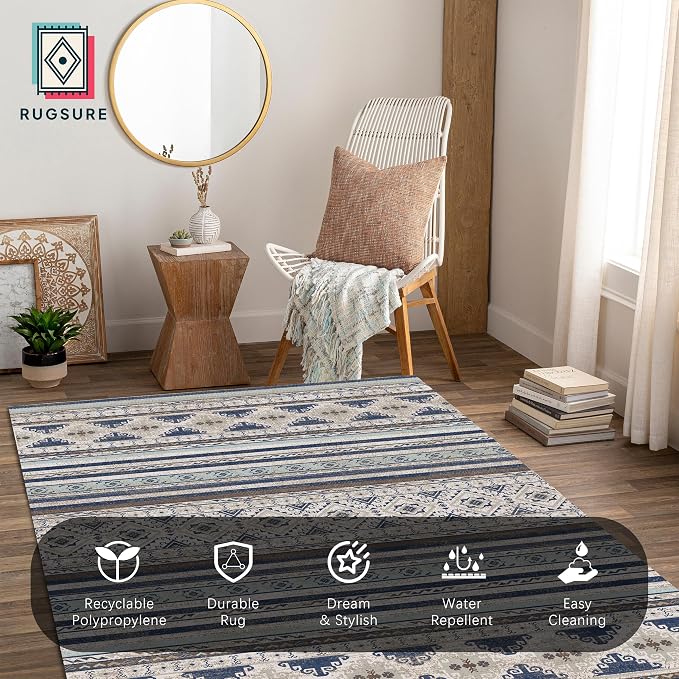 RUGSURE Washable Area Rugs 3' x 5 ' - Image 5
