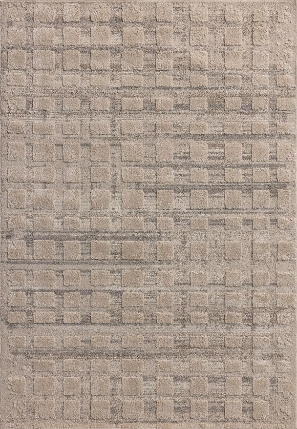 Loloi Amber Lewis Monty Collection MOT-06 Pebble/Beige 4'-0" x 6'-0", .50" Pile - Image 3