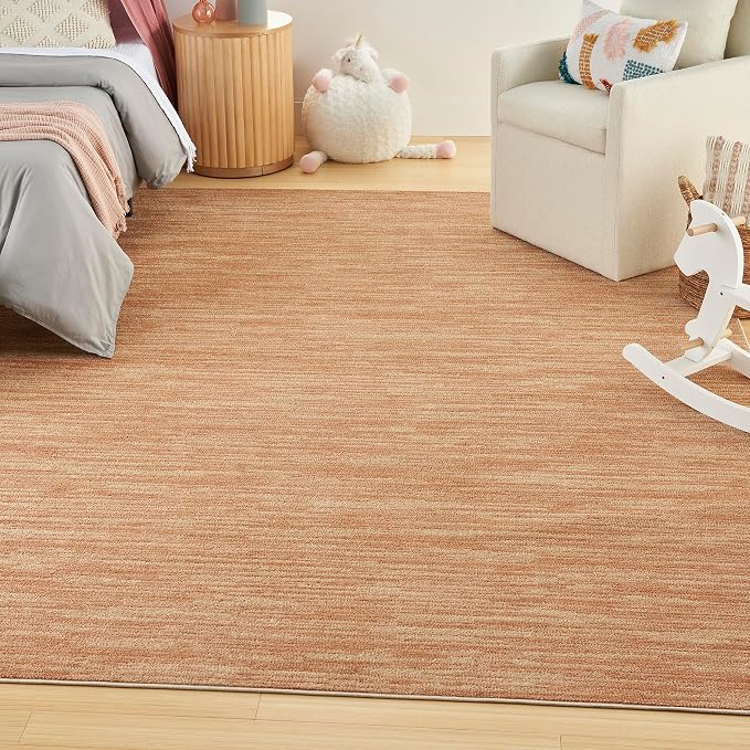 Nourison Home Nourison Essentials Rust 7' x 10' Area Rug - Image 3