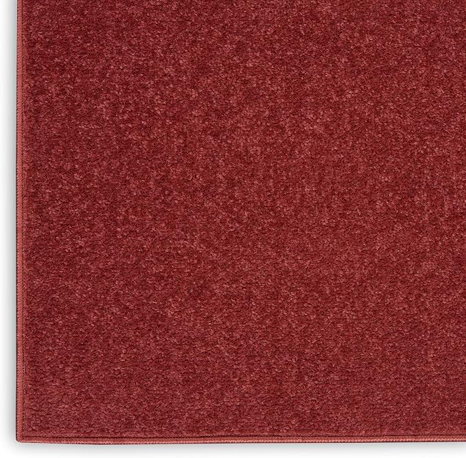 Nourison Home Nourison Essentials Brick Red 4' x 6' Area Rug - Image 7