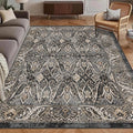 Washable Area Rug 4' x 6' Vintage Traditional Persian Mat by Unknown