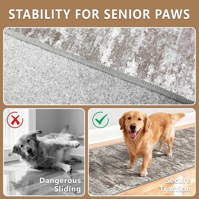 Washable Carpet Runners for Hallway 16ft-Non Slip Floor Runners for Dogs - Image 9