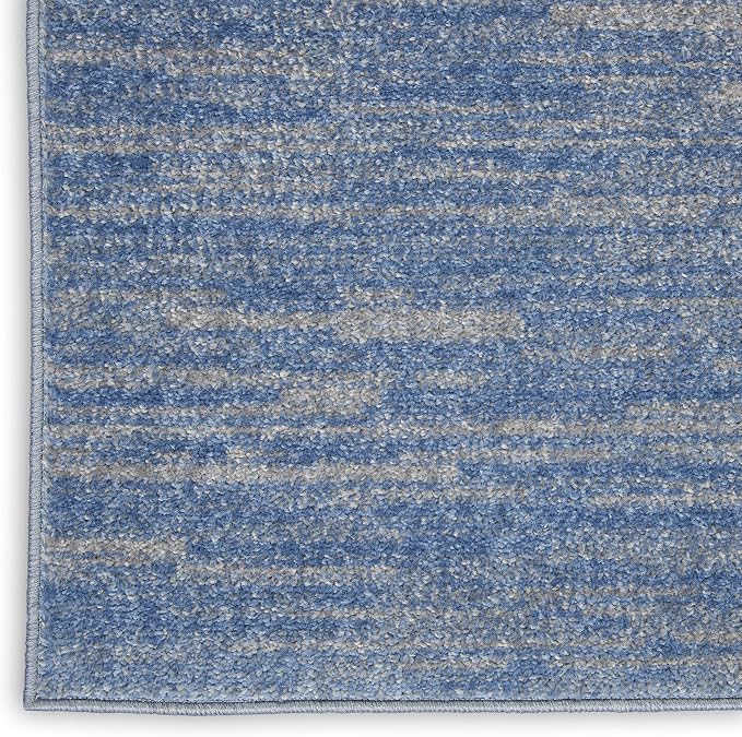 Nourison Home Nourison Essentials Blue Grey 5' x 7' Area Rug - Image 8