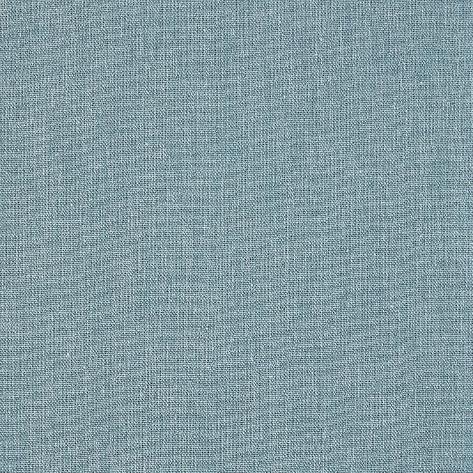 Rustic Cotton Linen Table Runner, 13x72 Inches River Blue | Farmhouse Style - Image 7