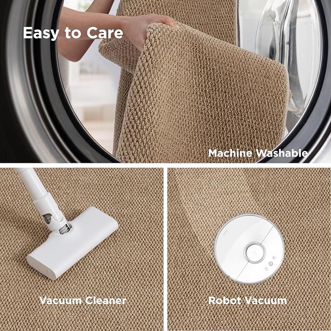 Bedsure 9x12 Faux Wool Area Rugs - Image 4