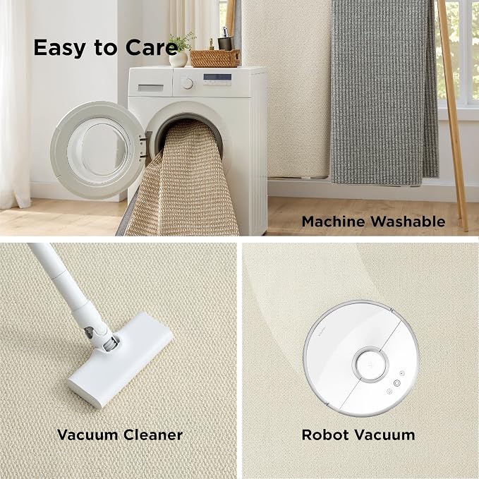 Bedsure 9x12 Faux Wool Area Rugs - Image 4