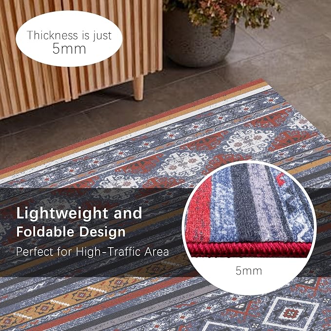 RUGSURE Washable Area Rugs 5' x 7' - Image 5