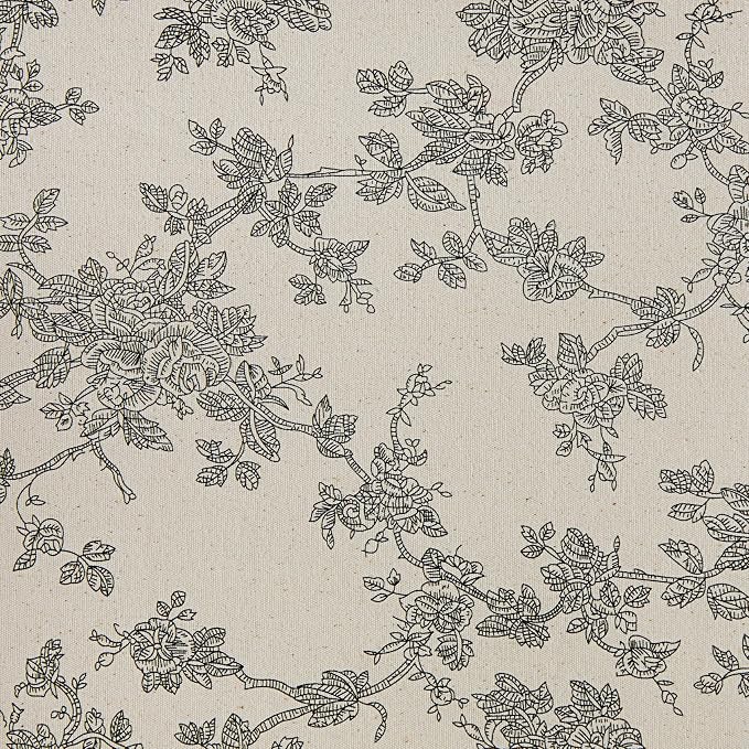 French Pastoral Farmhouse Table Runners, 13x48 Inch Black | 100% Organic Cotton - Image 6