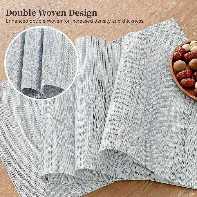 Leetaltree LightSteel Blue Placemats Set of 6 - Image 3