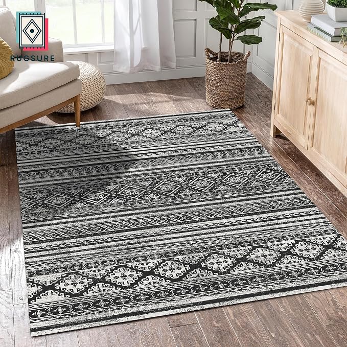 RUGSURE Washable Area Rugs 6' x 9' - Image 3