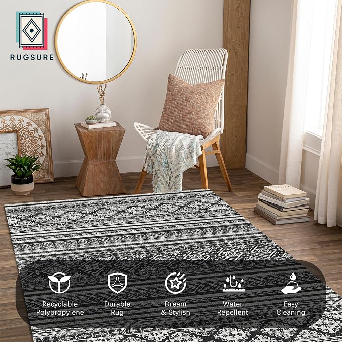 RUGSURE Washable Area Rugs 9' x 12' - Image 5