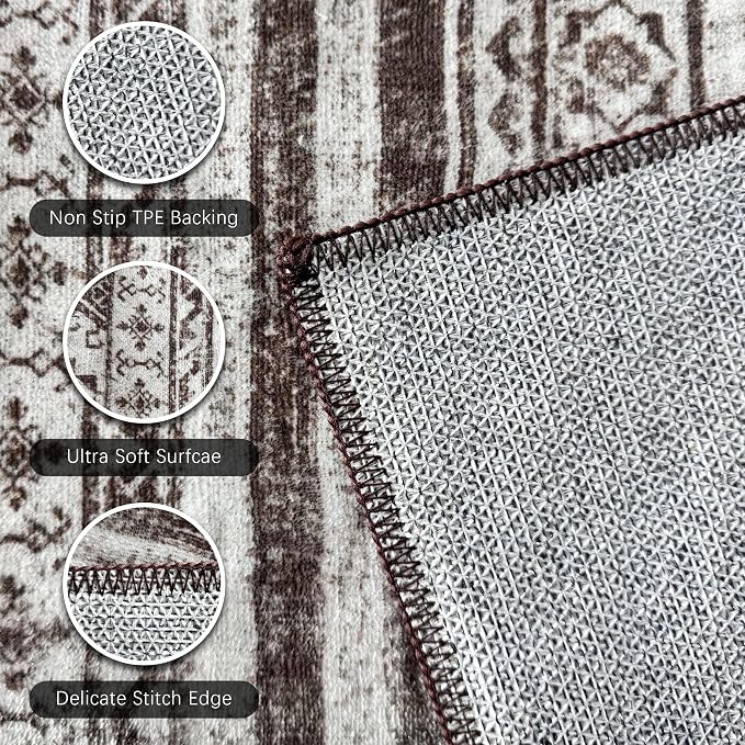 RUGSURE Washable Area Rugs 4' x 6' - Image 6