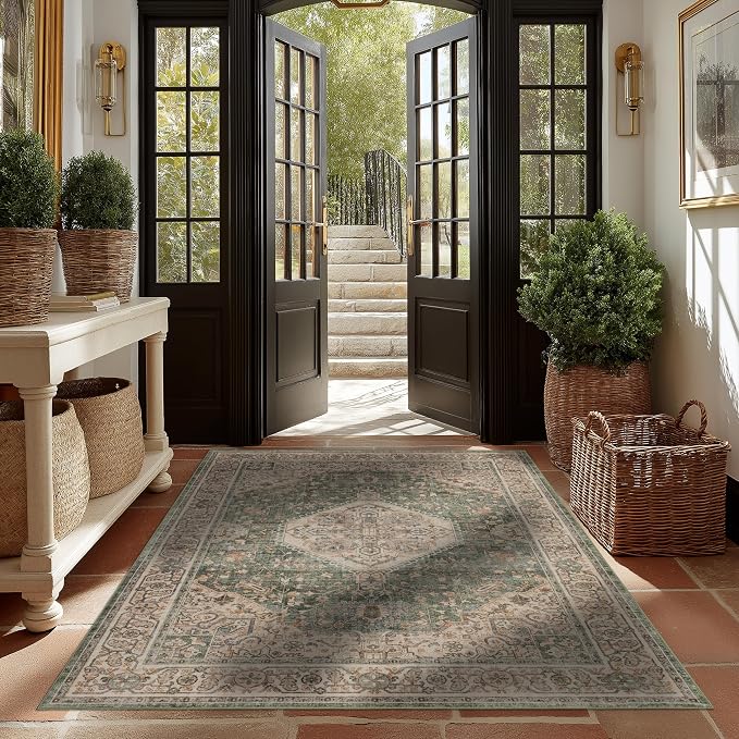 Ruaruarug Washable Area Rug 5x7 - Image 4